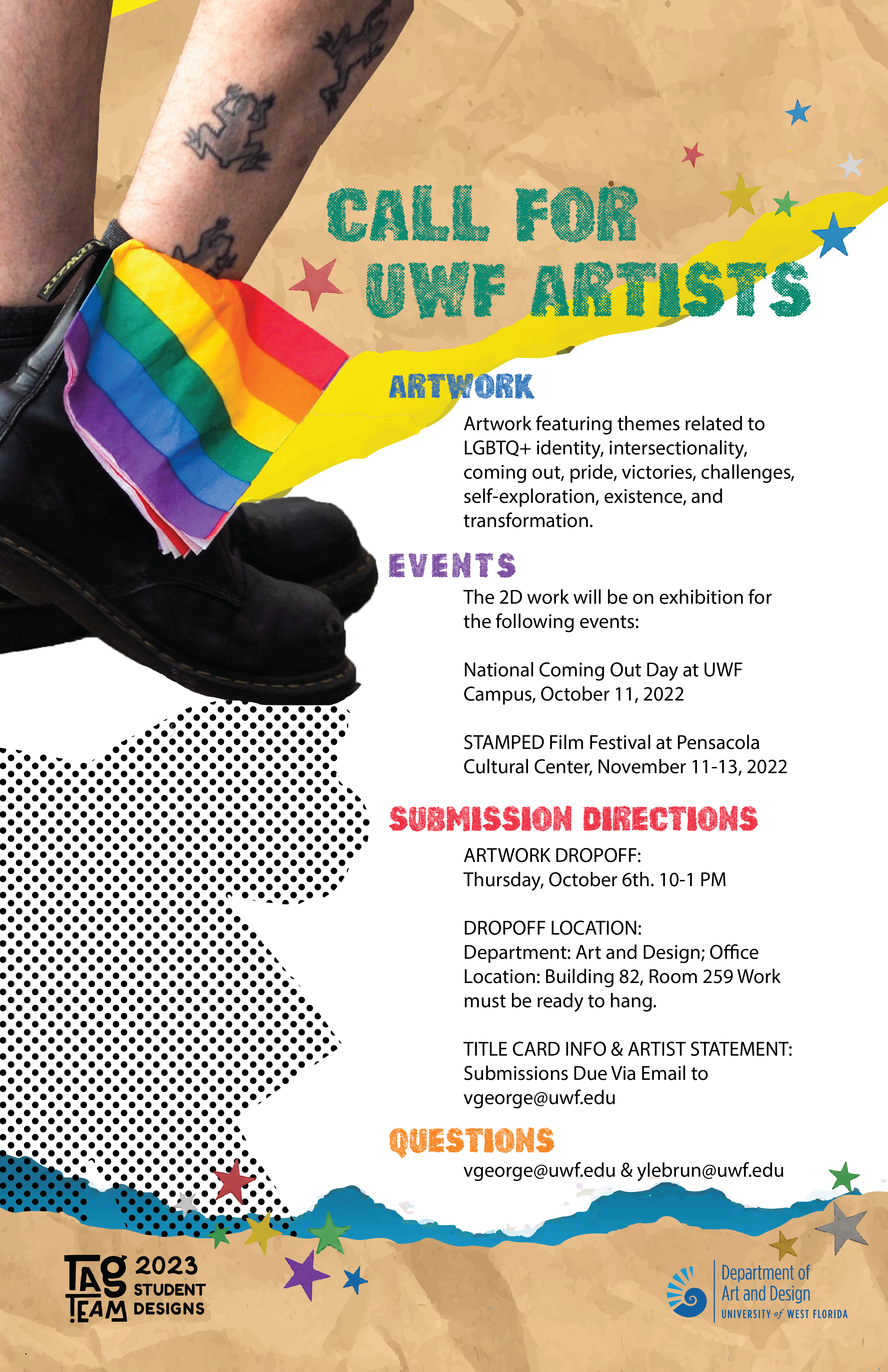 Poster for UWF Coming Out Day
