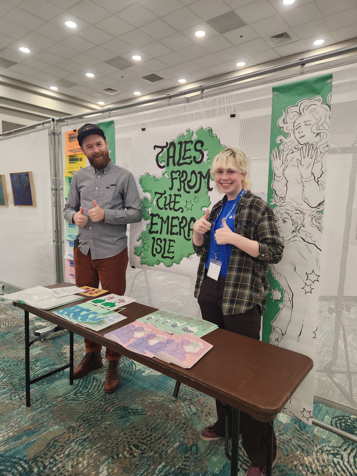 The zines at the 2023 Research Symposium