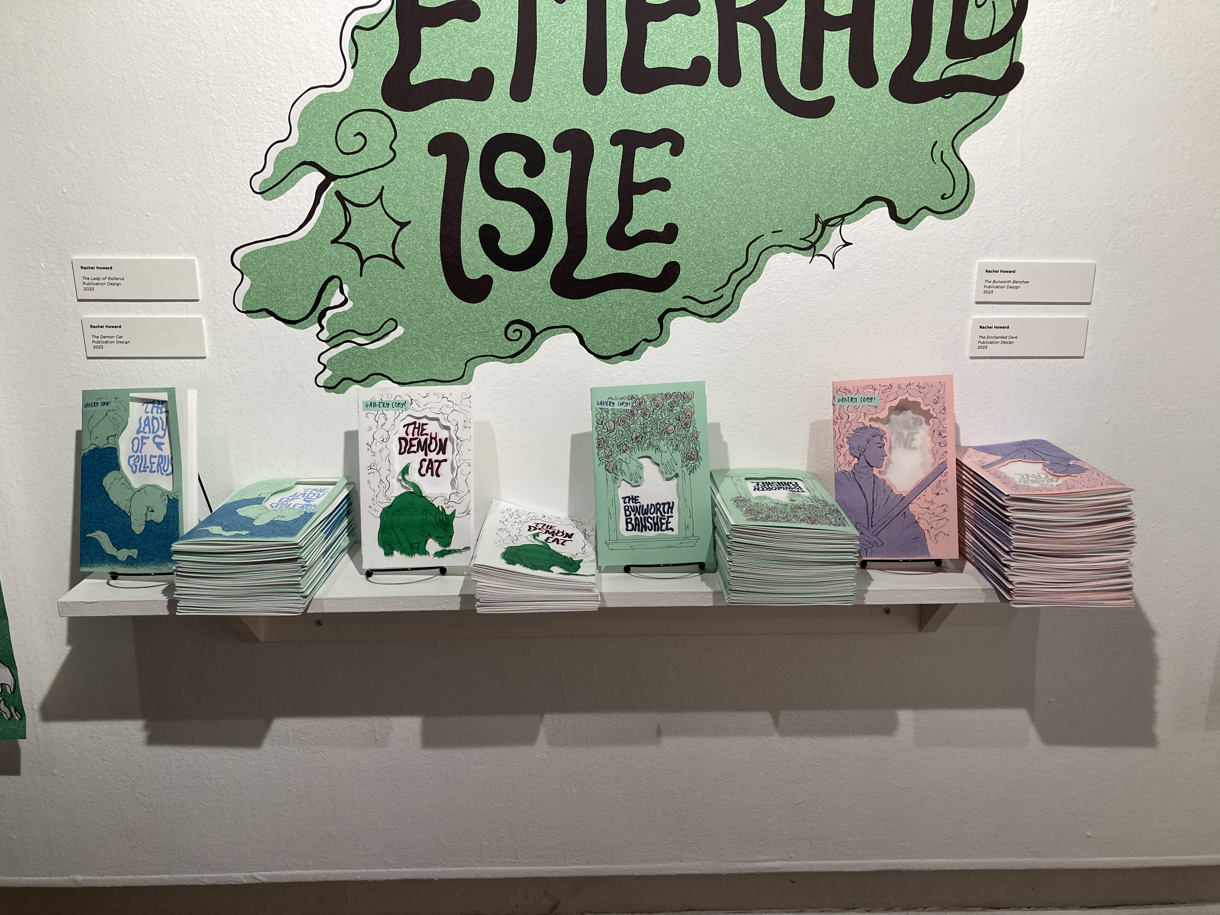 A collection of zines about Irish fairy tales.